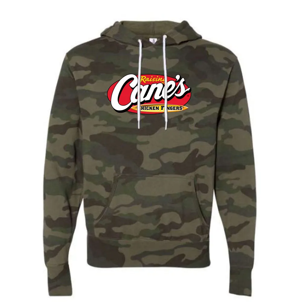Lightweight Camo Hooded Sweatshirt