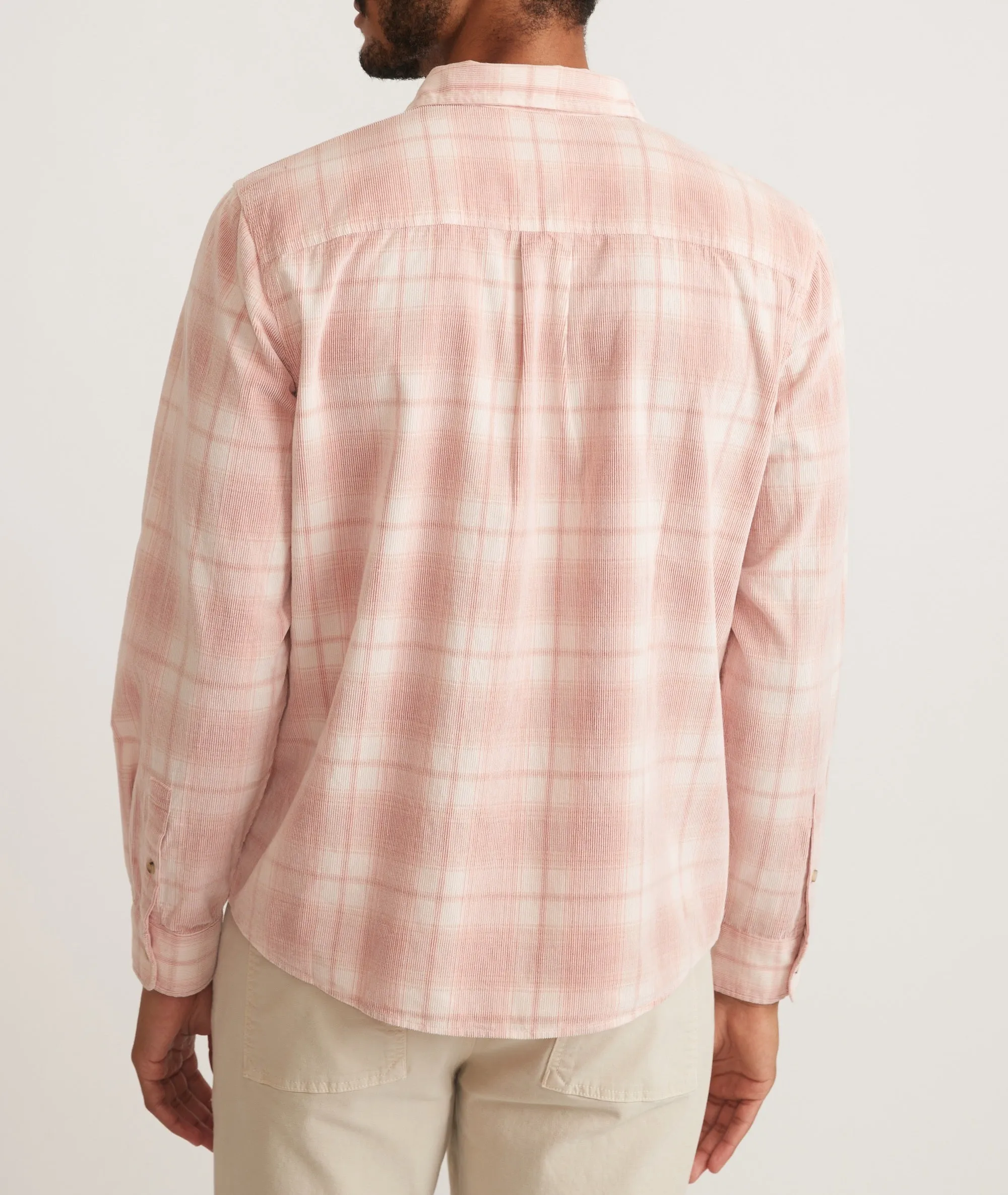 Lightweight Plaid Cord Shirt