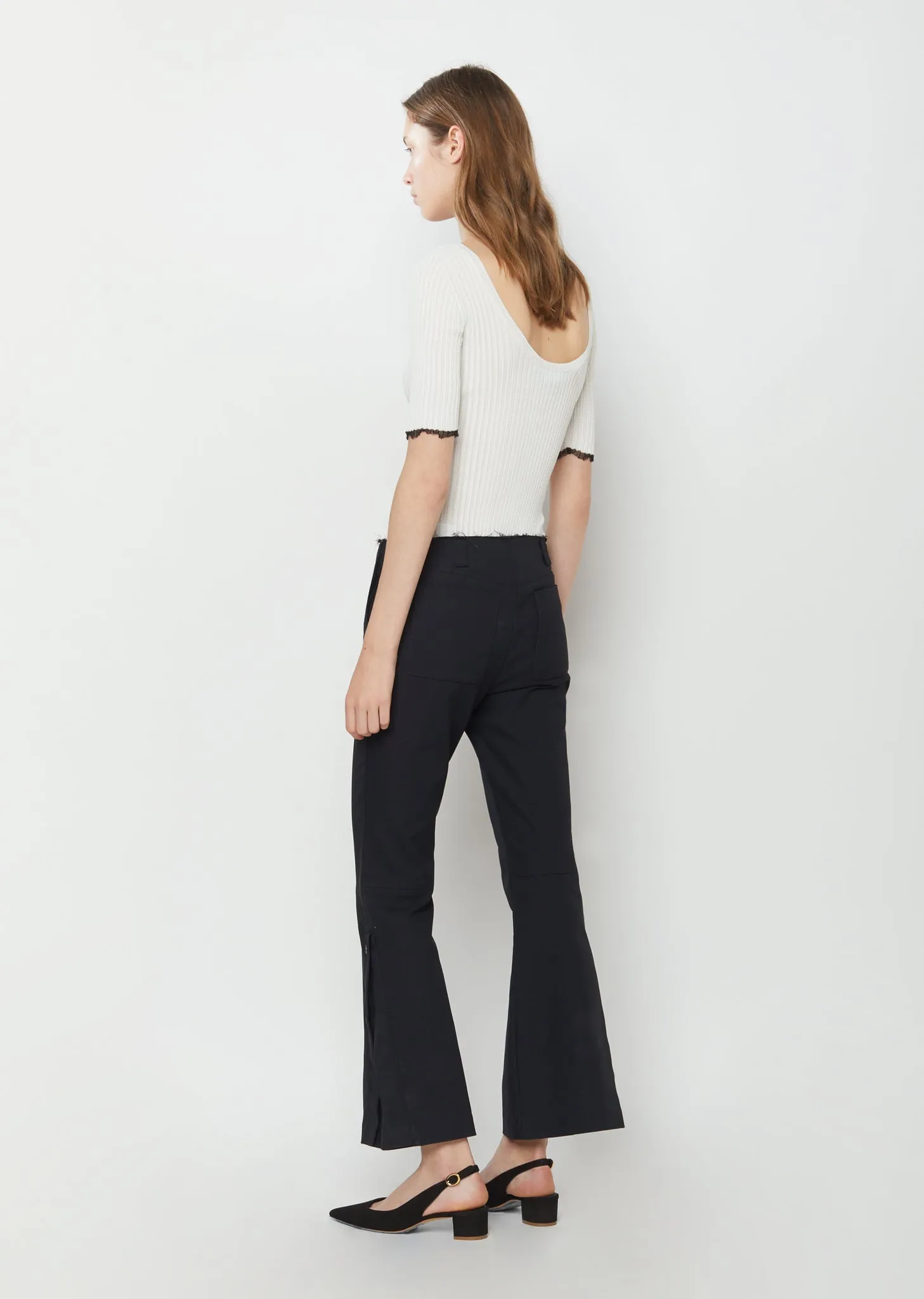 Lightweight Viscose Rib Sweater