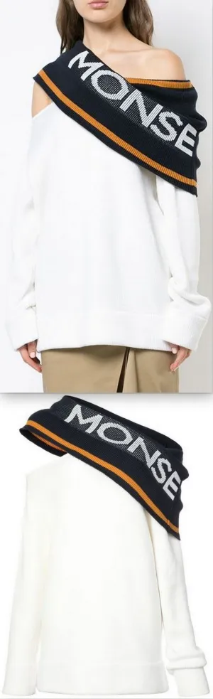 Logo One-Shoulder Jumper