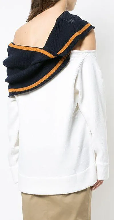 Logo One-Shoulder Jumper