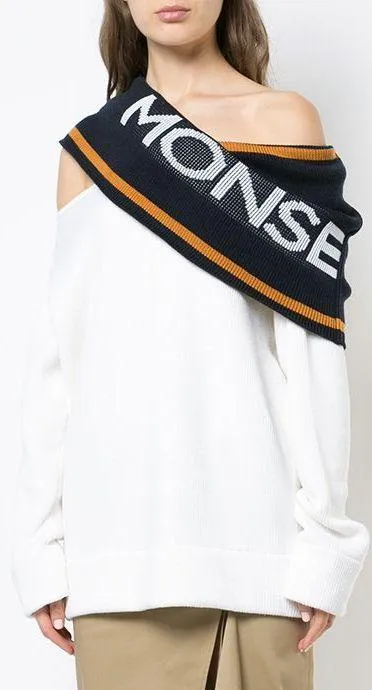 Logo One-Shoulder Jumper