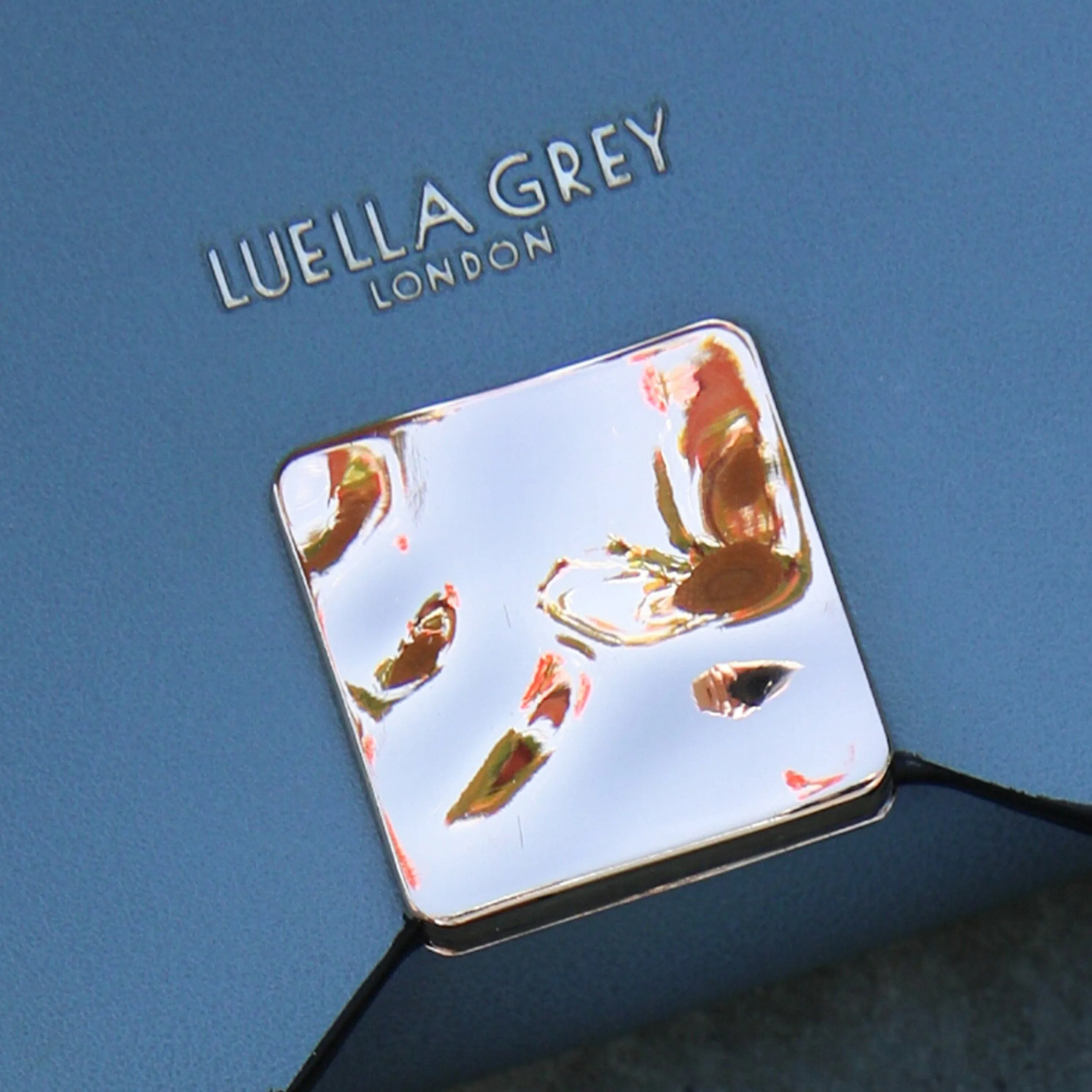 Luella Grey Annie Black Molten Square Small Purse Black