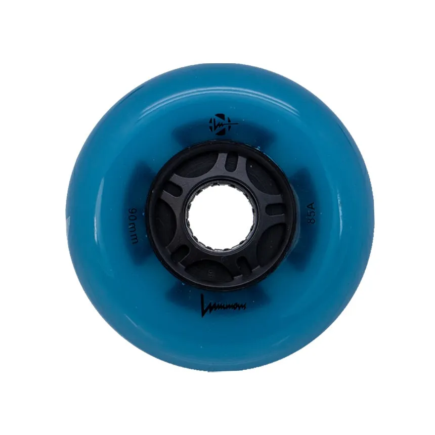 Luminous 90mm LED Light Up Inline Skate Wheel