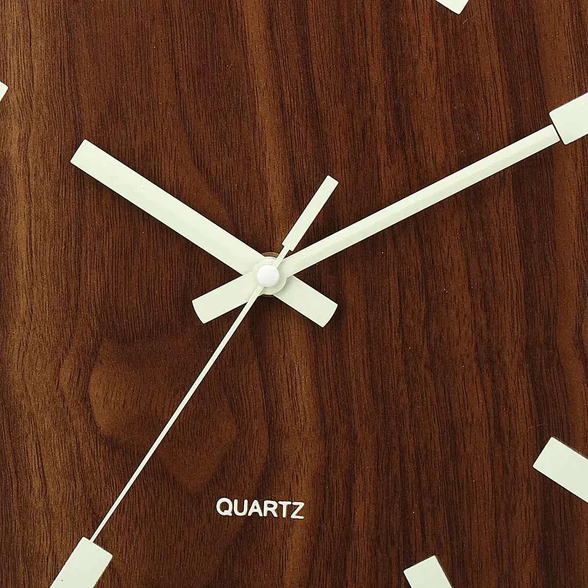 Luminous Clock Silent Wood