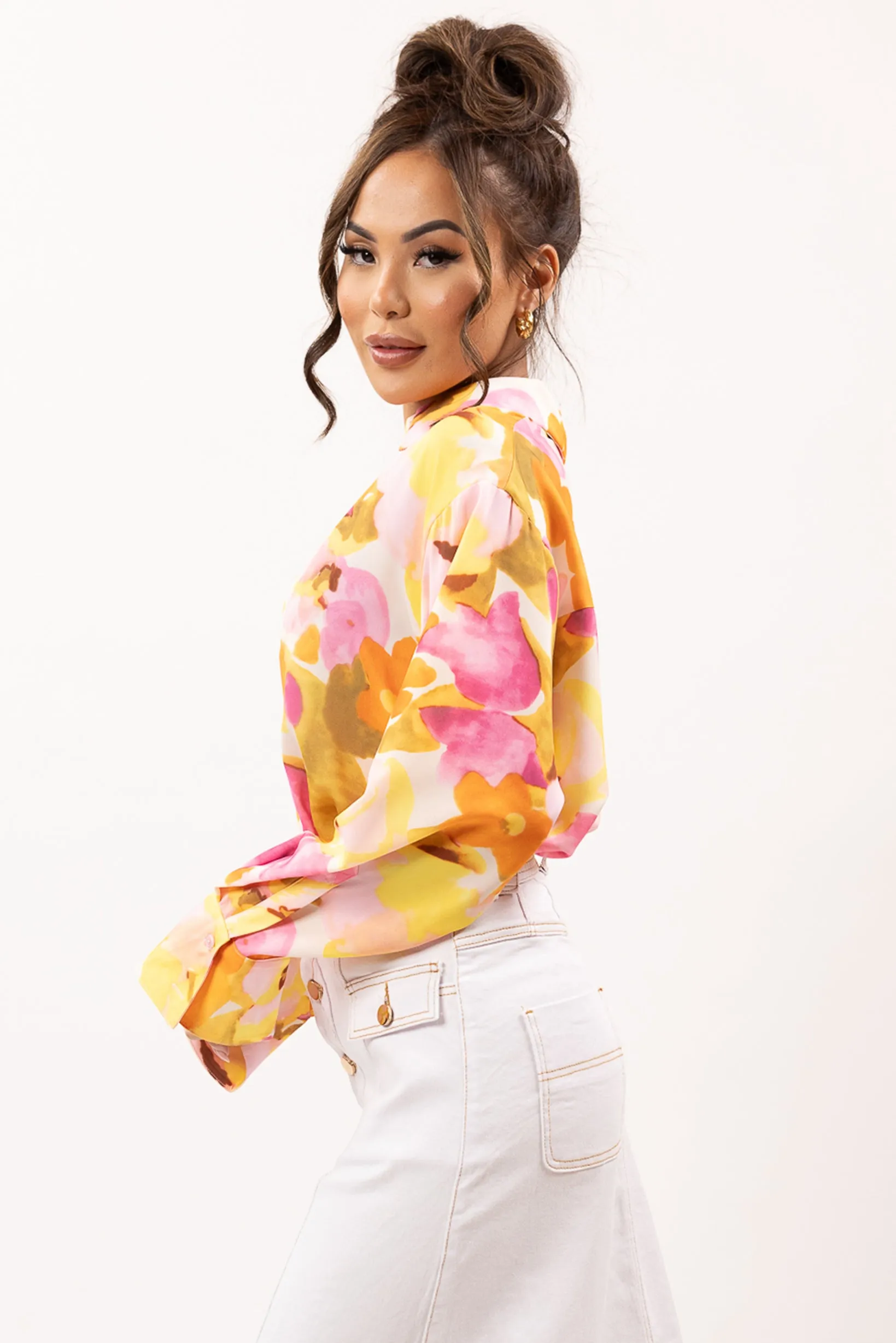 Luminous Floral Shirt