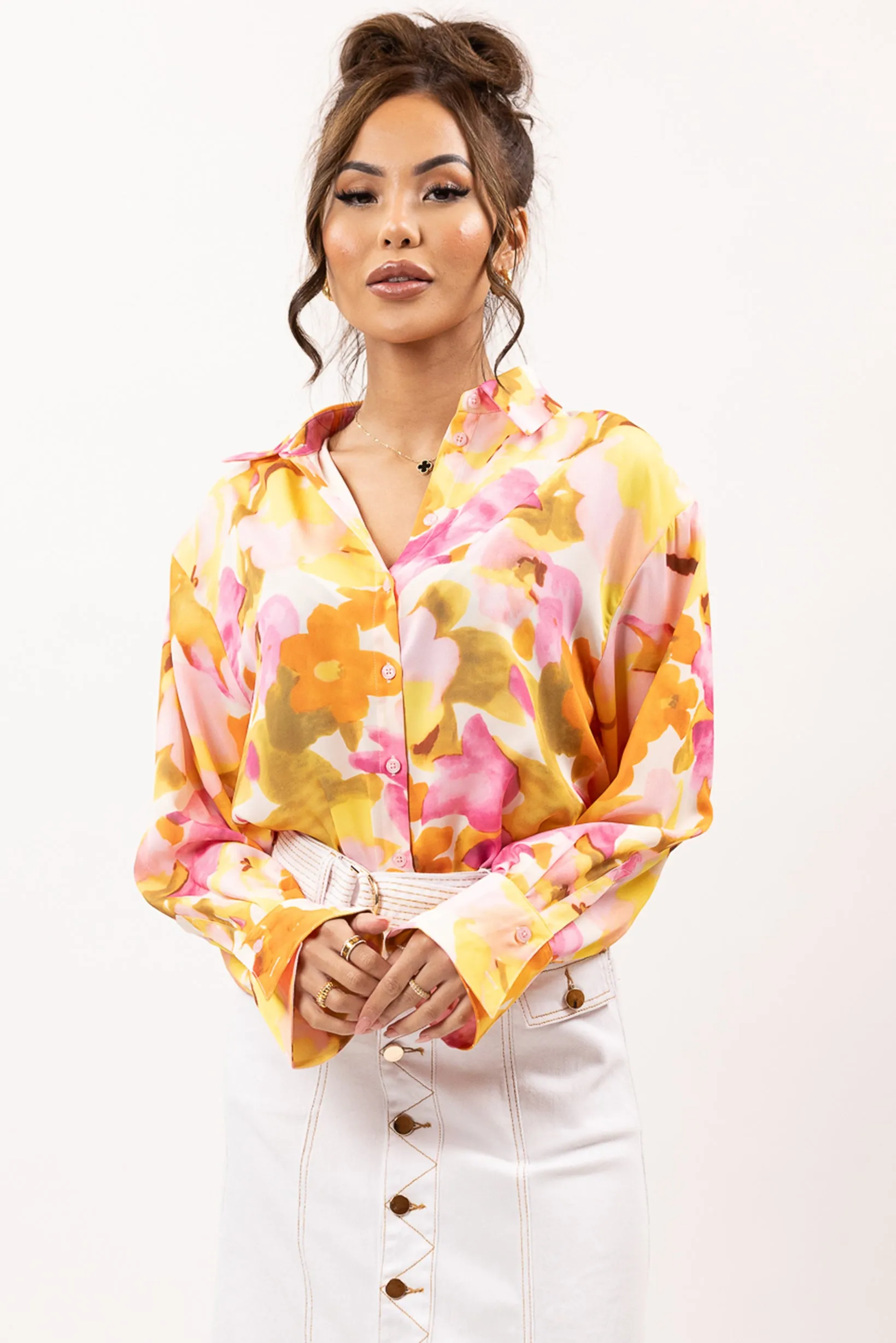 Luminous Floral Shirt