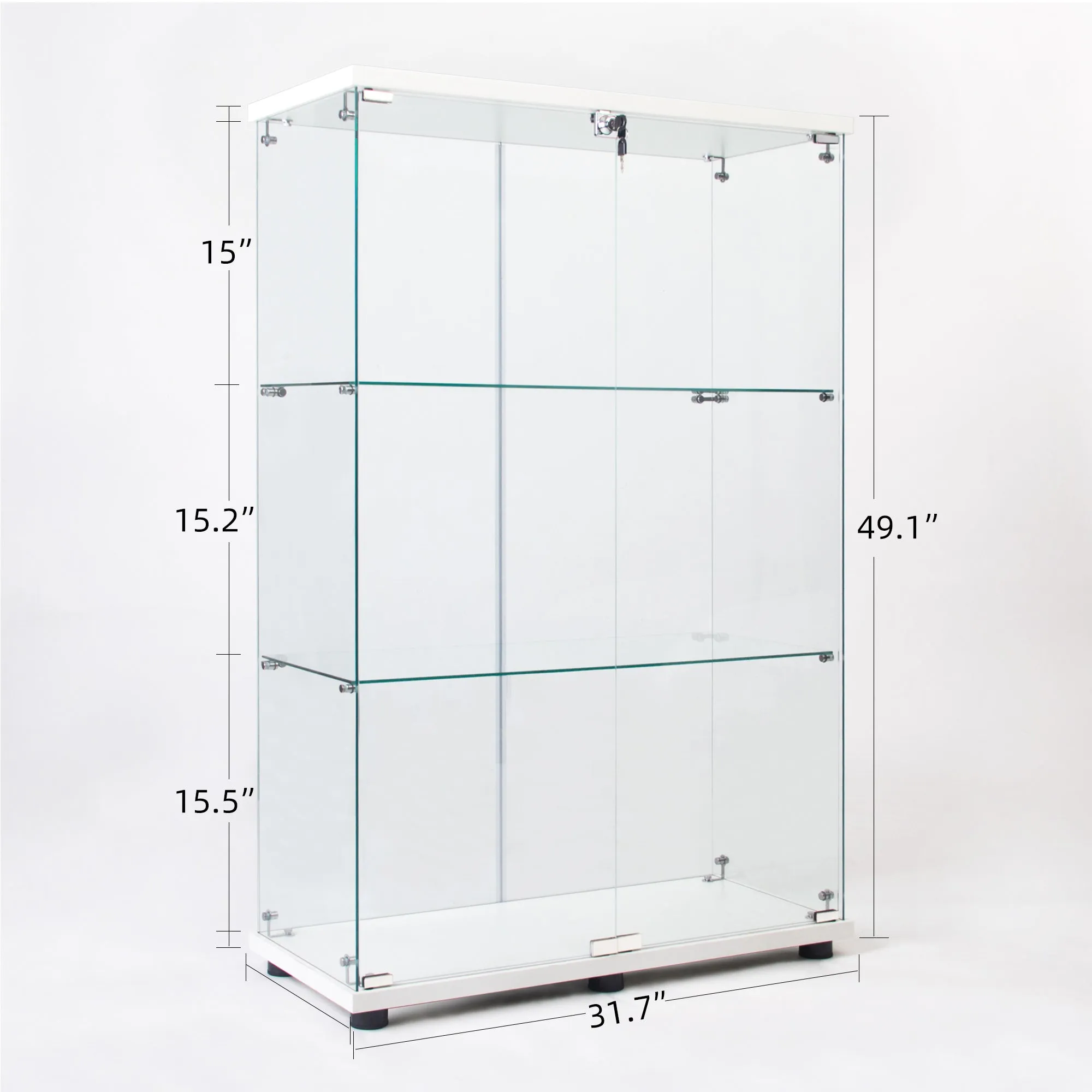 Luminous Glass Showcase Cabinet