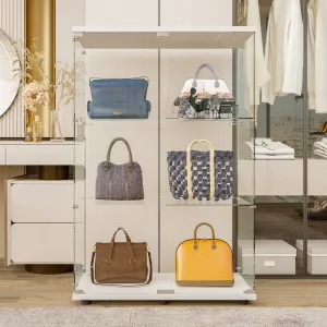 Luminous Glass Showcase Cabinet