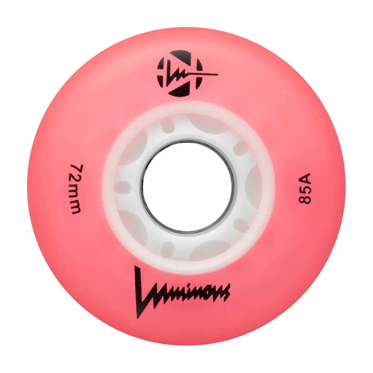 LUMINOUS - LED INLINE WHEELS - 72mm/85A x1 Multiple Colors 4-Pack