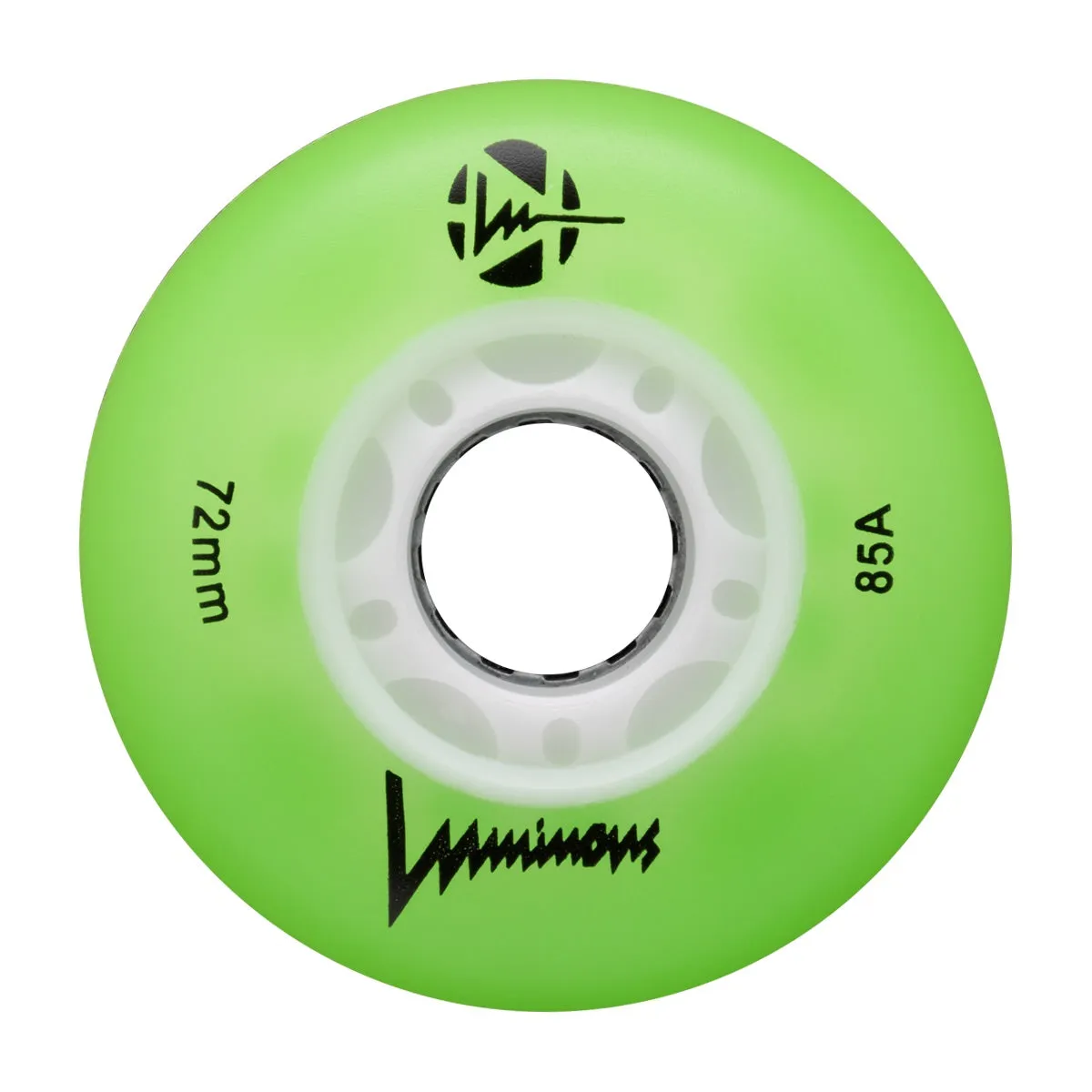 LUMINOUS - LED INLINE WHEELS - 72mm/85A x1 Multiple Colors 4-Pack
