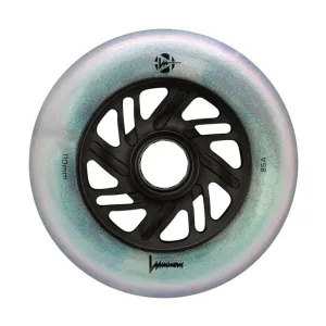 Luminous Light Up Inline Wheel Black Pearl 110mm 85A