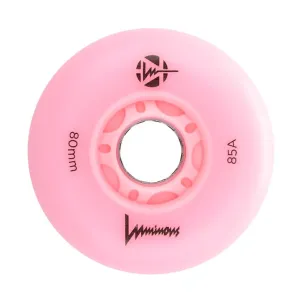 Luminous Light Up Inline Wheel Flamingo 80mm 85A - 4 Pack