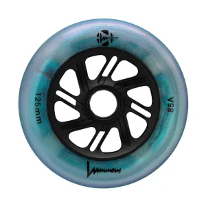Luminous Light Up Inline Wheel Glitter Black Pearl 125mm 85A