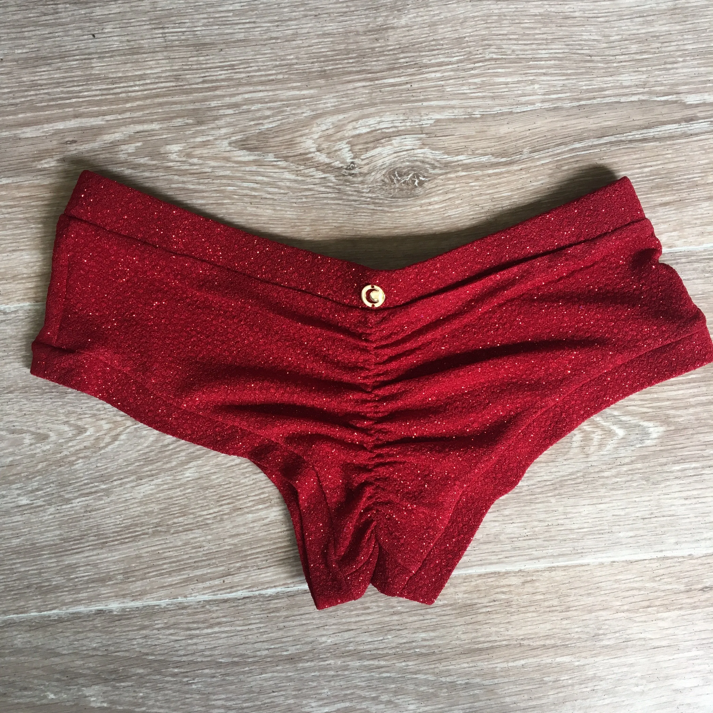 Luminous Low Waisted Bottoms - Red
