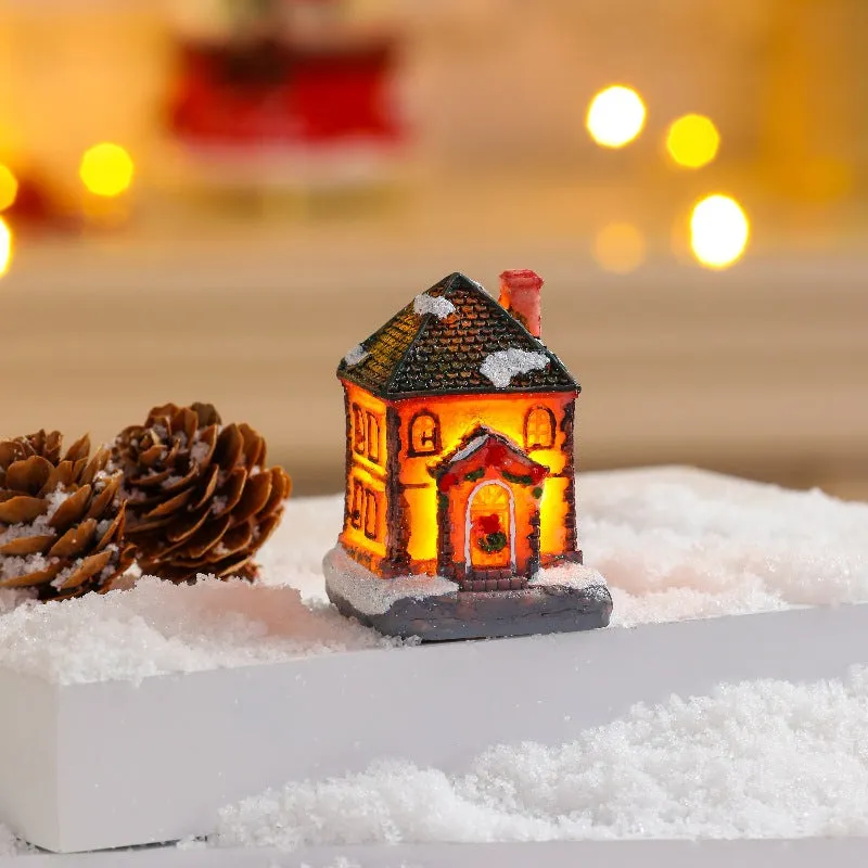 Luminous Resin Colourful Small House