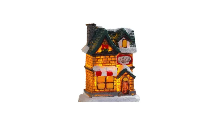 Luminous Resin Colourful Small House