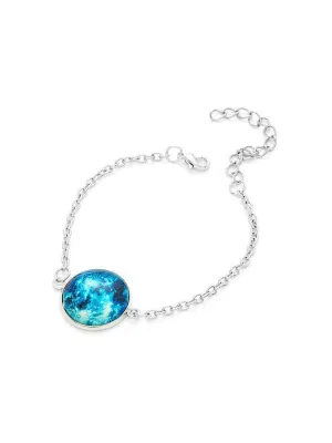 Luminous Round Charm Link Bracelet