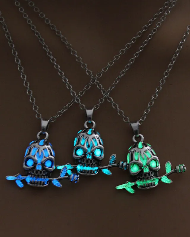 Luminous Skull Necklace