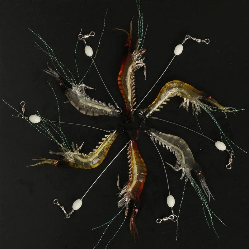 Luminous Soft Shrimp Lures