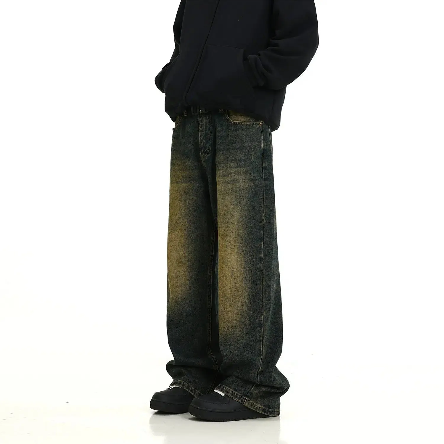 Luminous Washed Loose Jeans