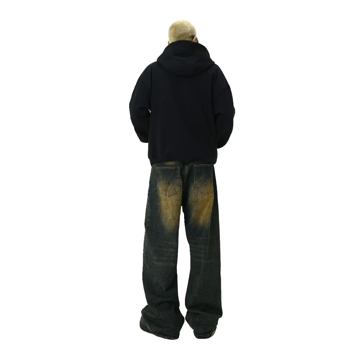 Luminous Washed Loose Jeans