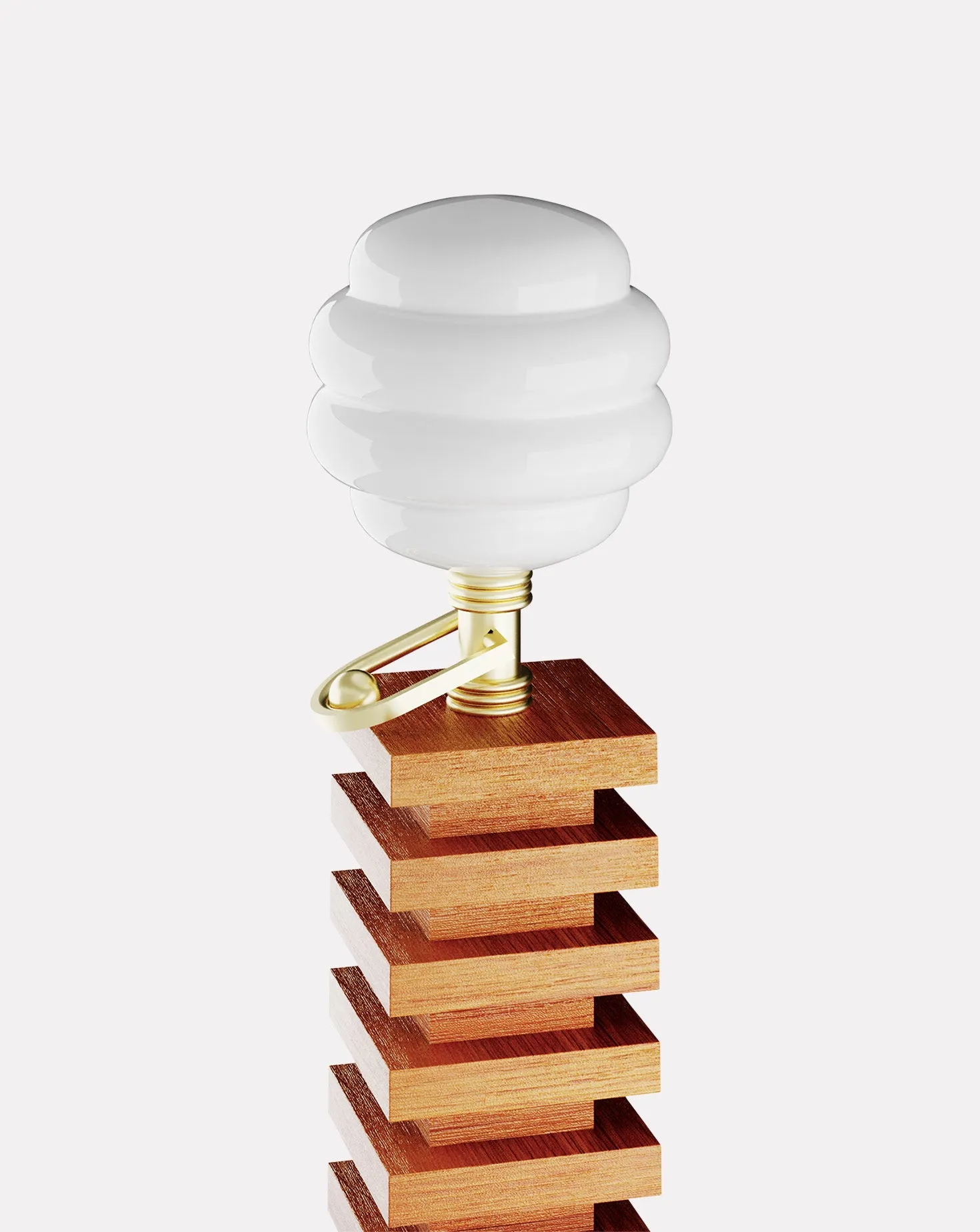 Luminous Wood Floor Lamp