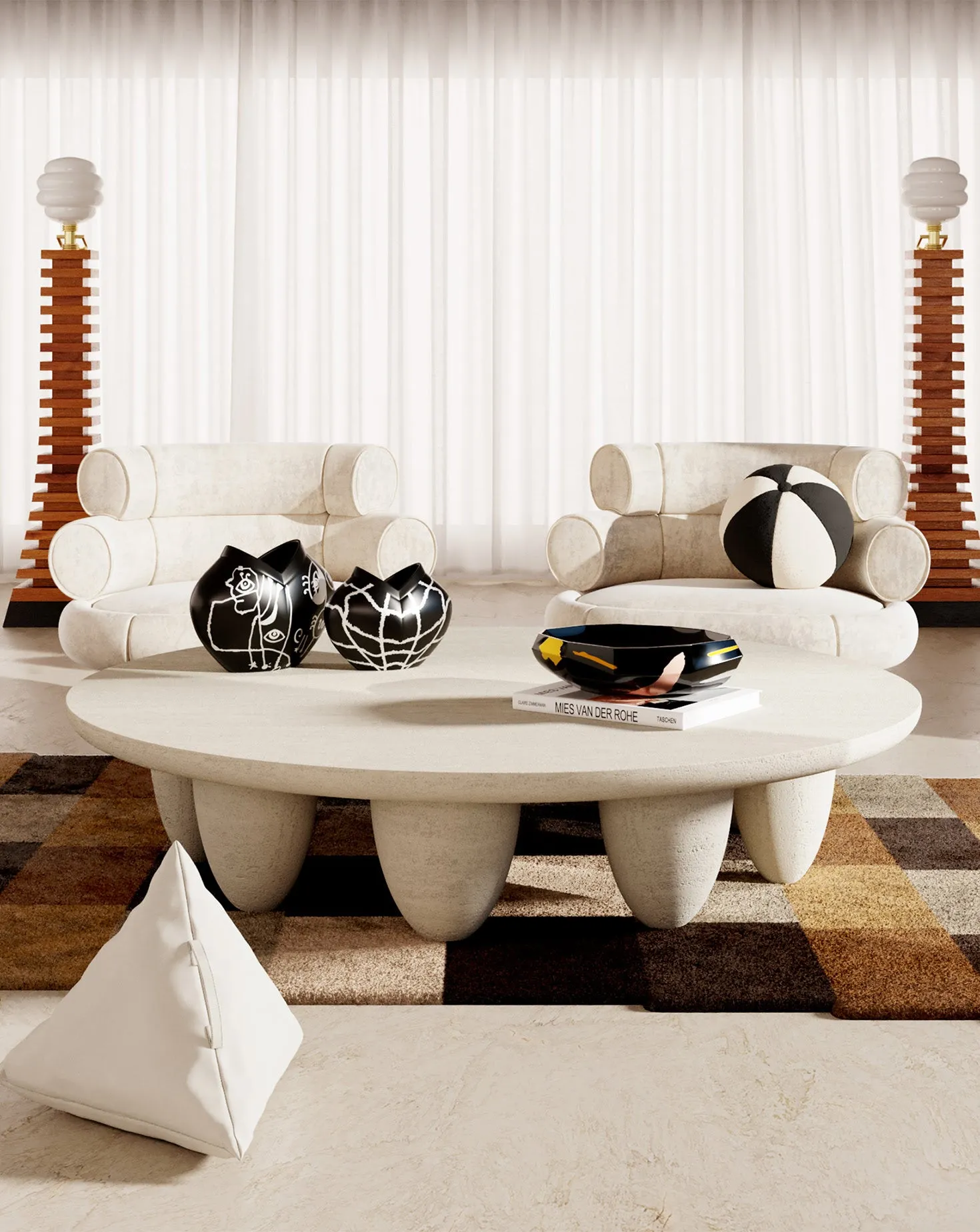 Luminous Wood Floor Lamp
