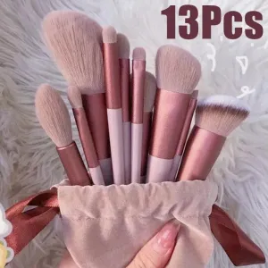 Makeup Brush Set for Effortless Application (13 Pcs)