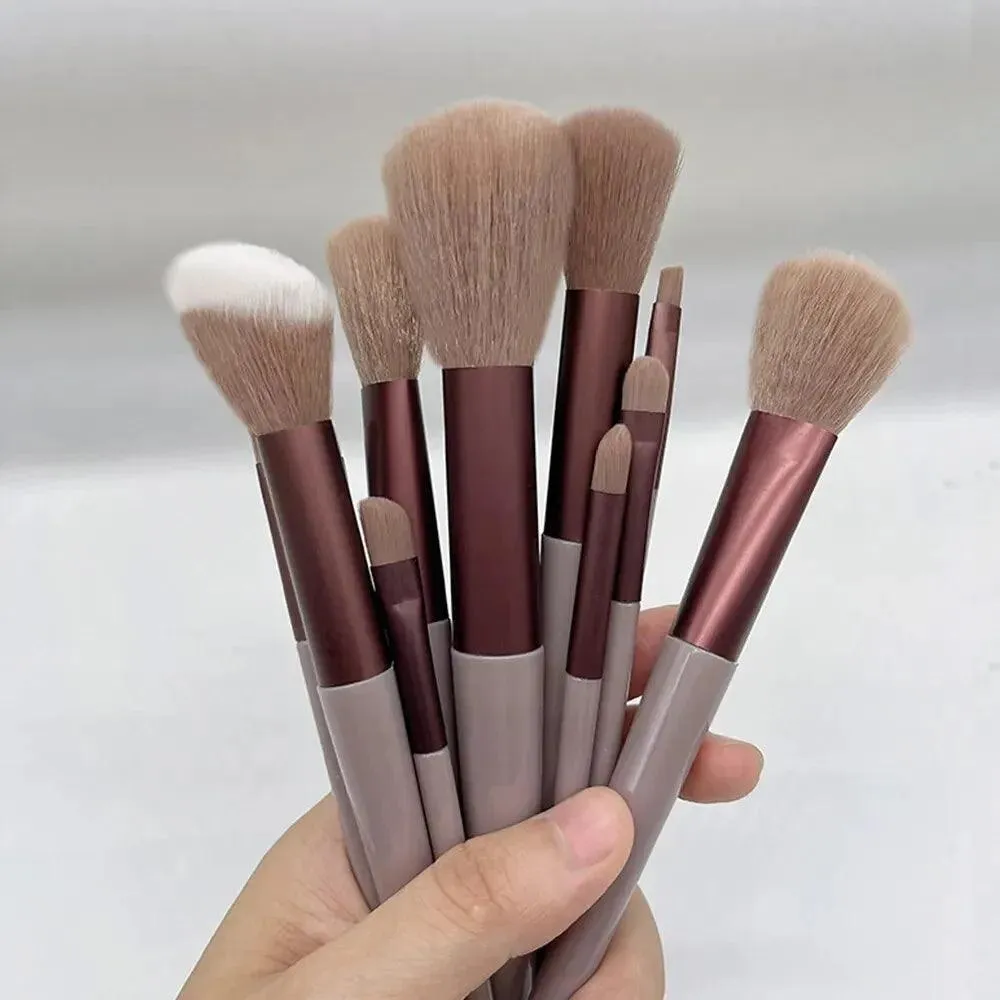 Makeup Brush Set for Effortless Application (13 Pcs)