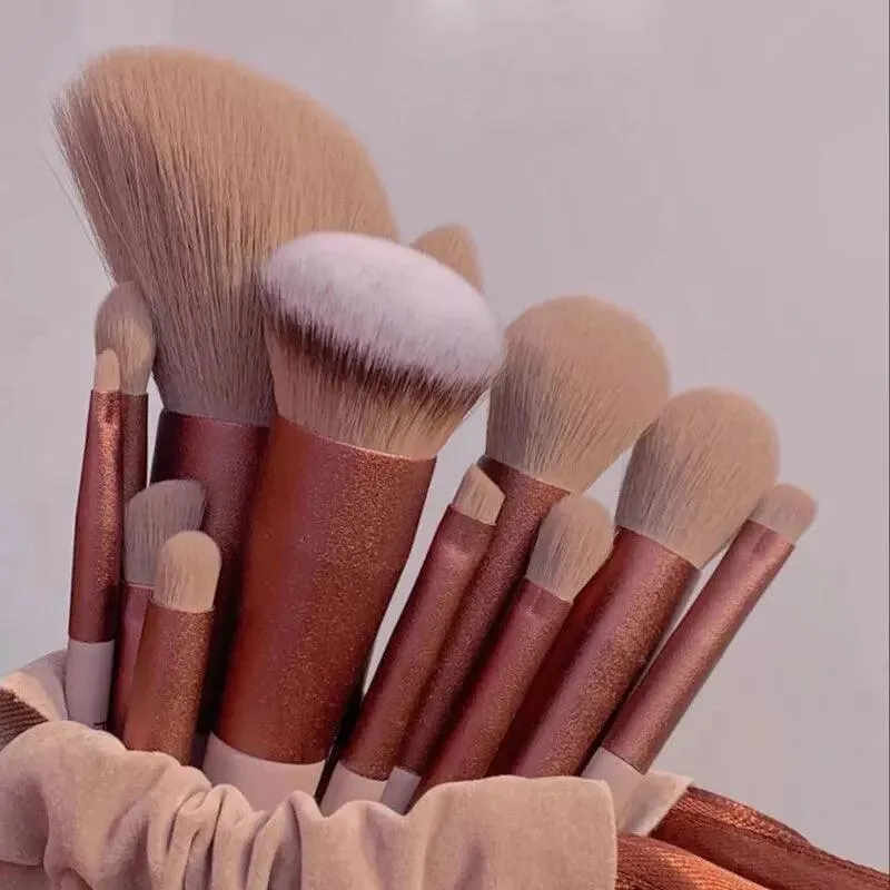 Makeup Brush Set for Effortless Application (13 Pcs)