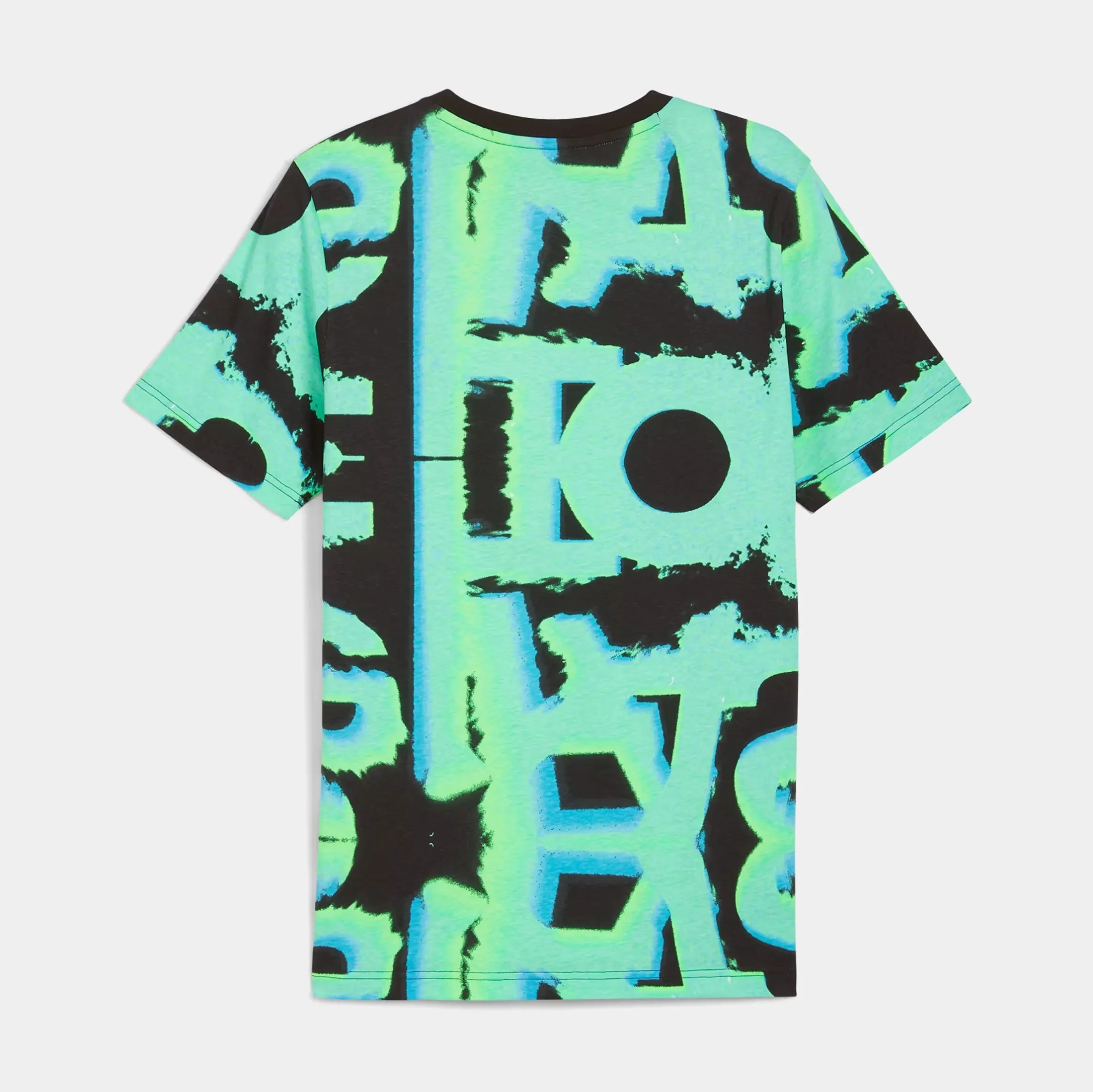 MAPF1 Neon Energy All Over Print Mens Short Sleeve Shirt (Black/Green)
