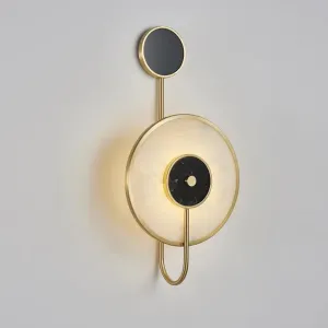 Modern marble copper wall lamp Nordic creative living room bedroom bedside wall light restaurant Aisle indoor lighting fixtures