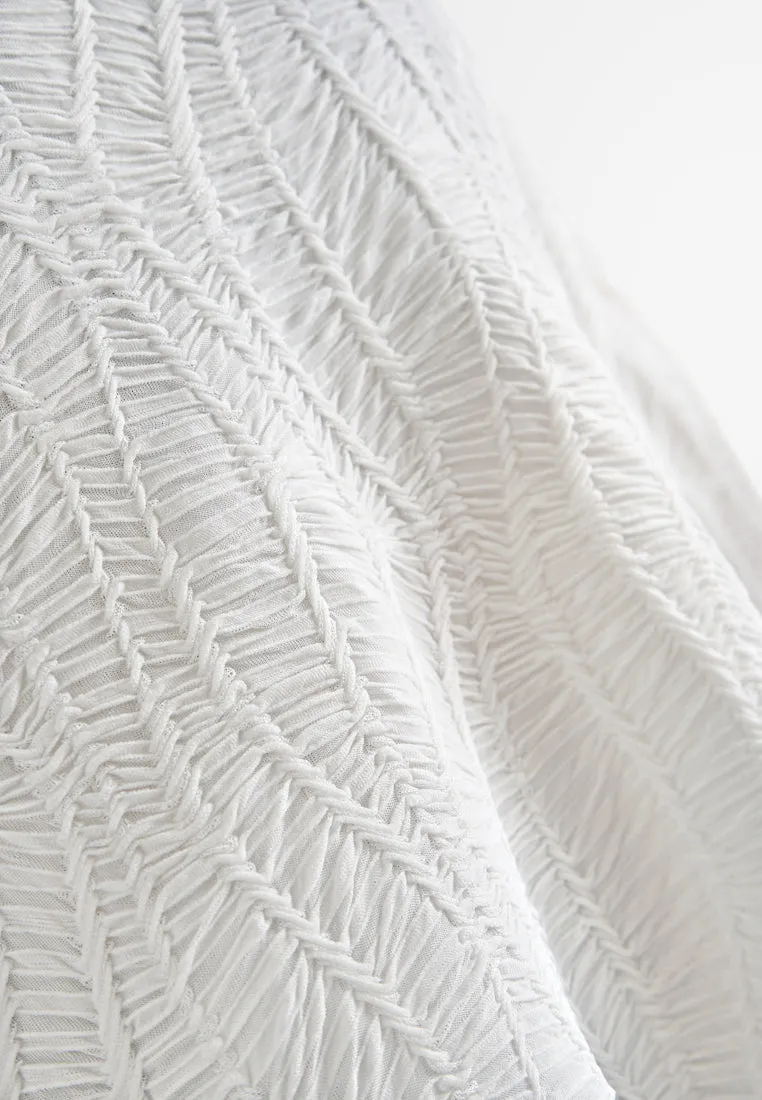 Molly Elegant Unique Texture Blouse