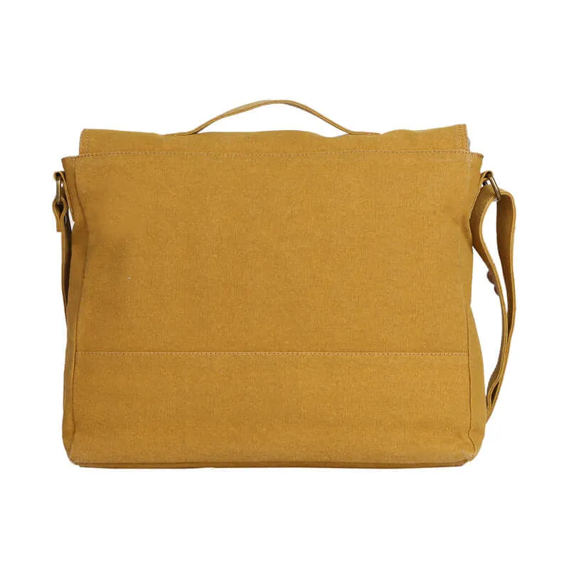 Mona B - Unisex Canvas Messenger Crossbody Laptop/Tablet/MacBook Bag: City Slicker
