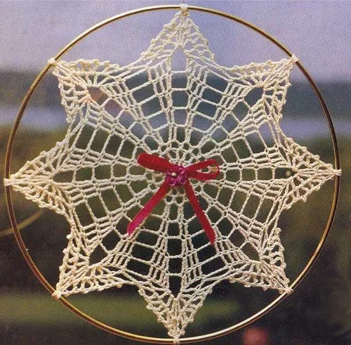 Moonbeam Suncatcher Crochet Pattern