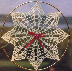 Moonbeam Suncatcher Crochet Pattern