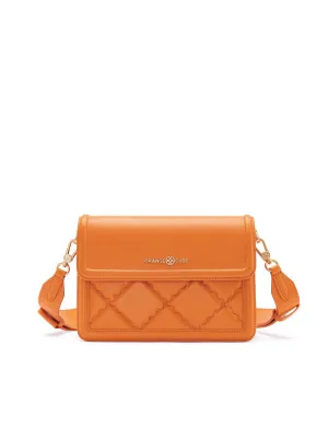 Mosaic Compact Messenger Bag - Orange
