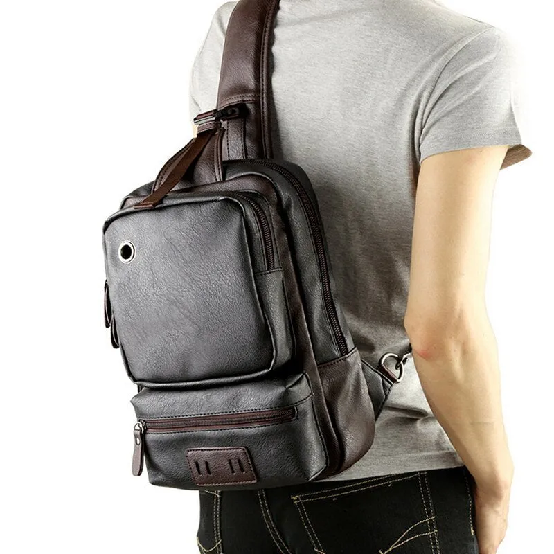 Motif Messenger Crossbody Bag