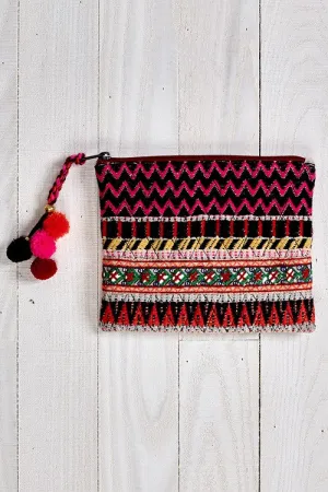 Multi Zipper Makeup Bag