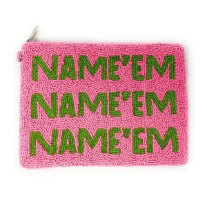 Name'em Large Beaded Pouch