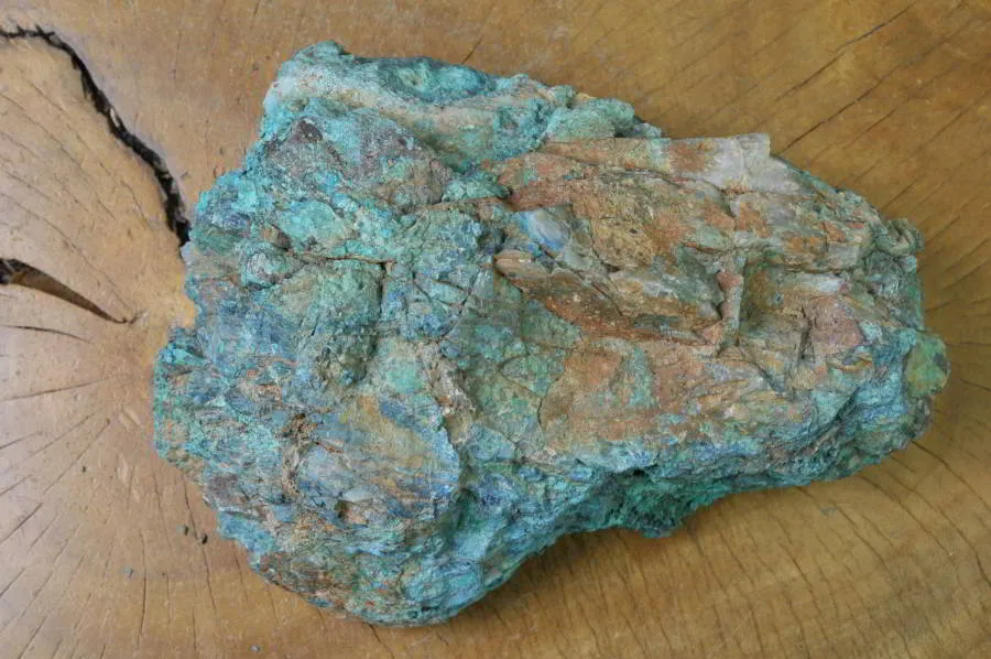 Natural Cobbed Shattuckite Piece x 1 From Namibia
