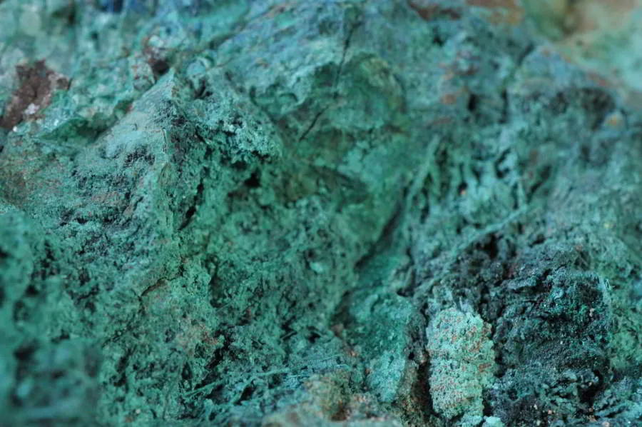 Natural Cobbed Shattuckite Piece x 1 From Namibia