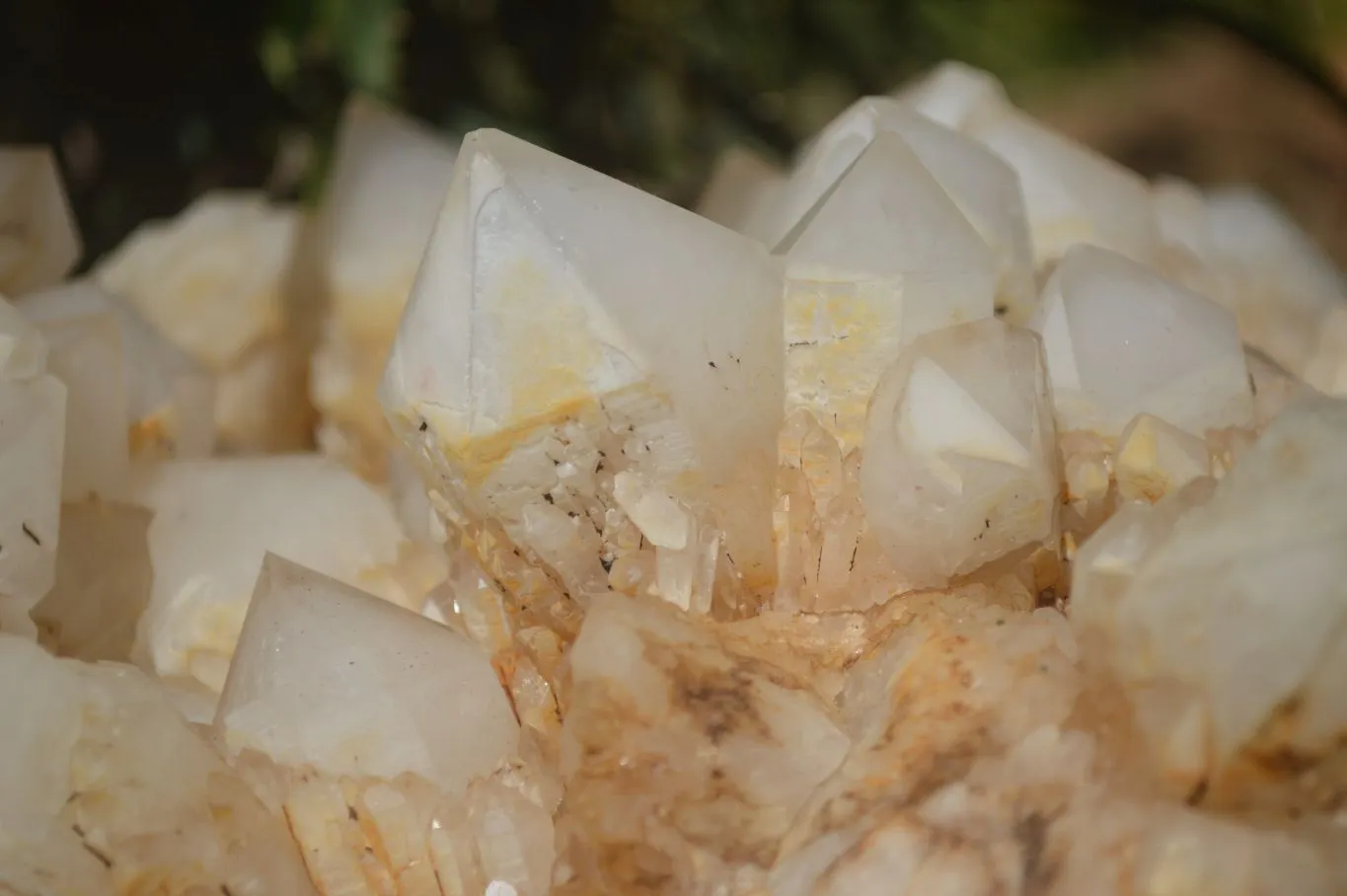 Natural Extra Large White Phantom Pineapple Quartz Cluster  x 1 From Madagascar