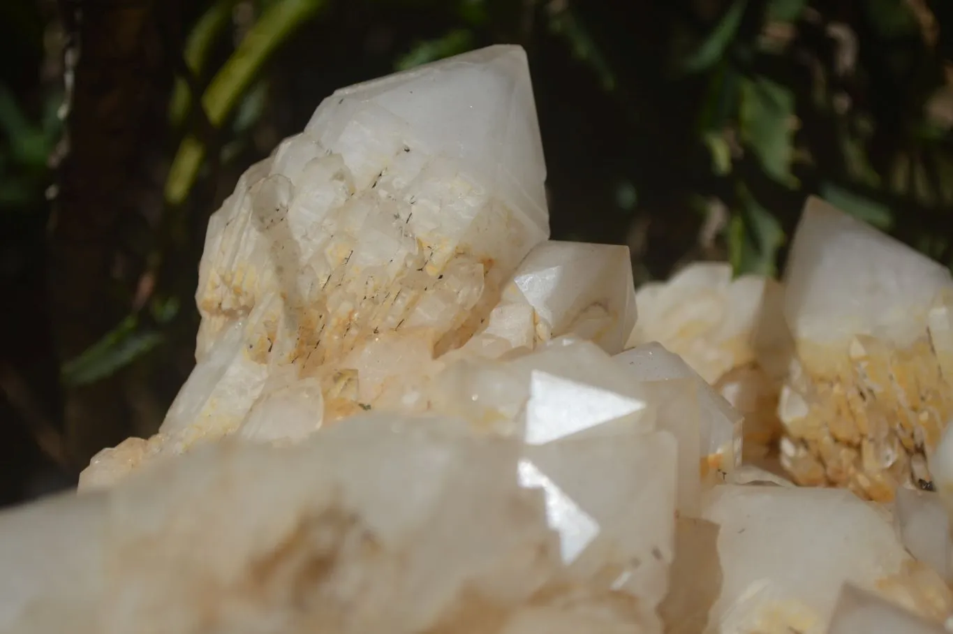 Natural Extra Large White Phantom Pineapple Quartz Cluster  x 1 From Madagascar