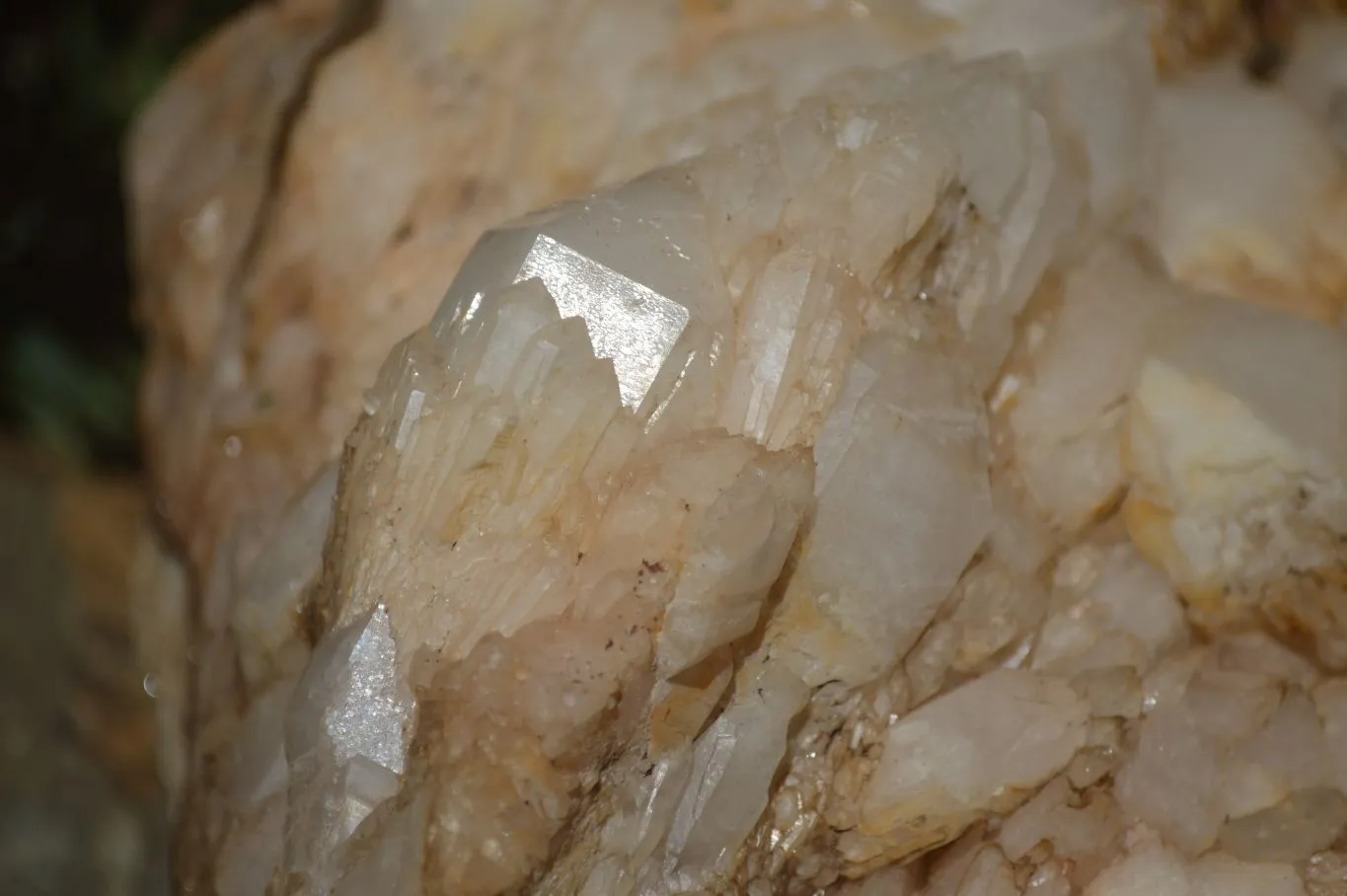 Natural Extra Large White Phantom Pineapple Quartz Cluster  x 1 From Madagascar