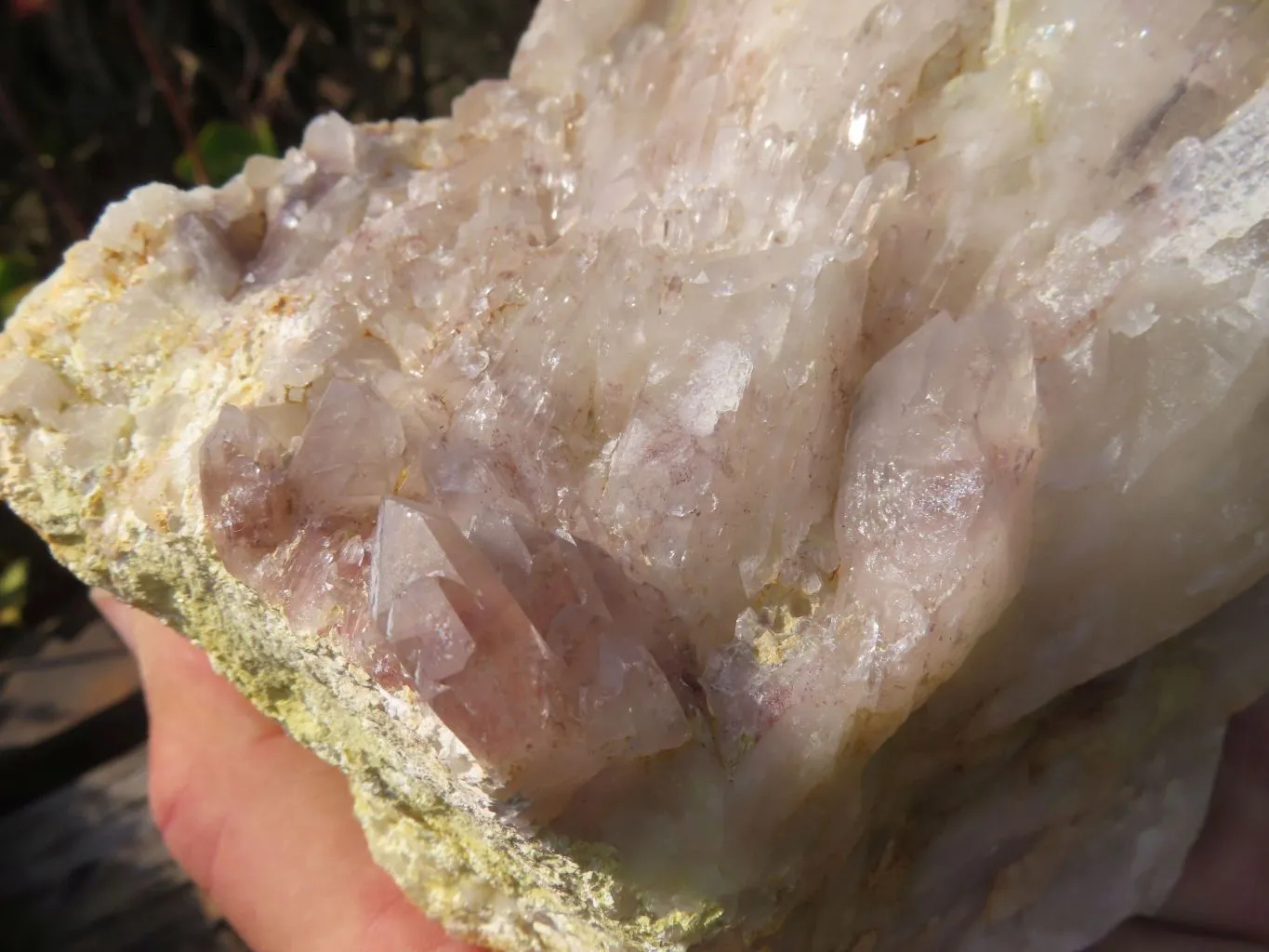 Natural Red Hematoid Quartz Cluster x 1 From Karoi, Zimbabwe
