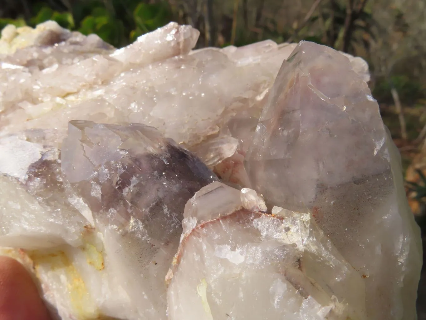 Natural Red Hematoid Quartz Cluster x 1 From Karoi, Zimbabwe