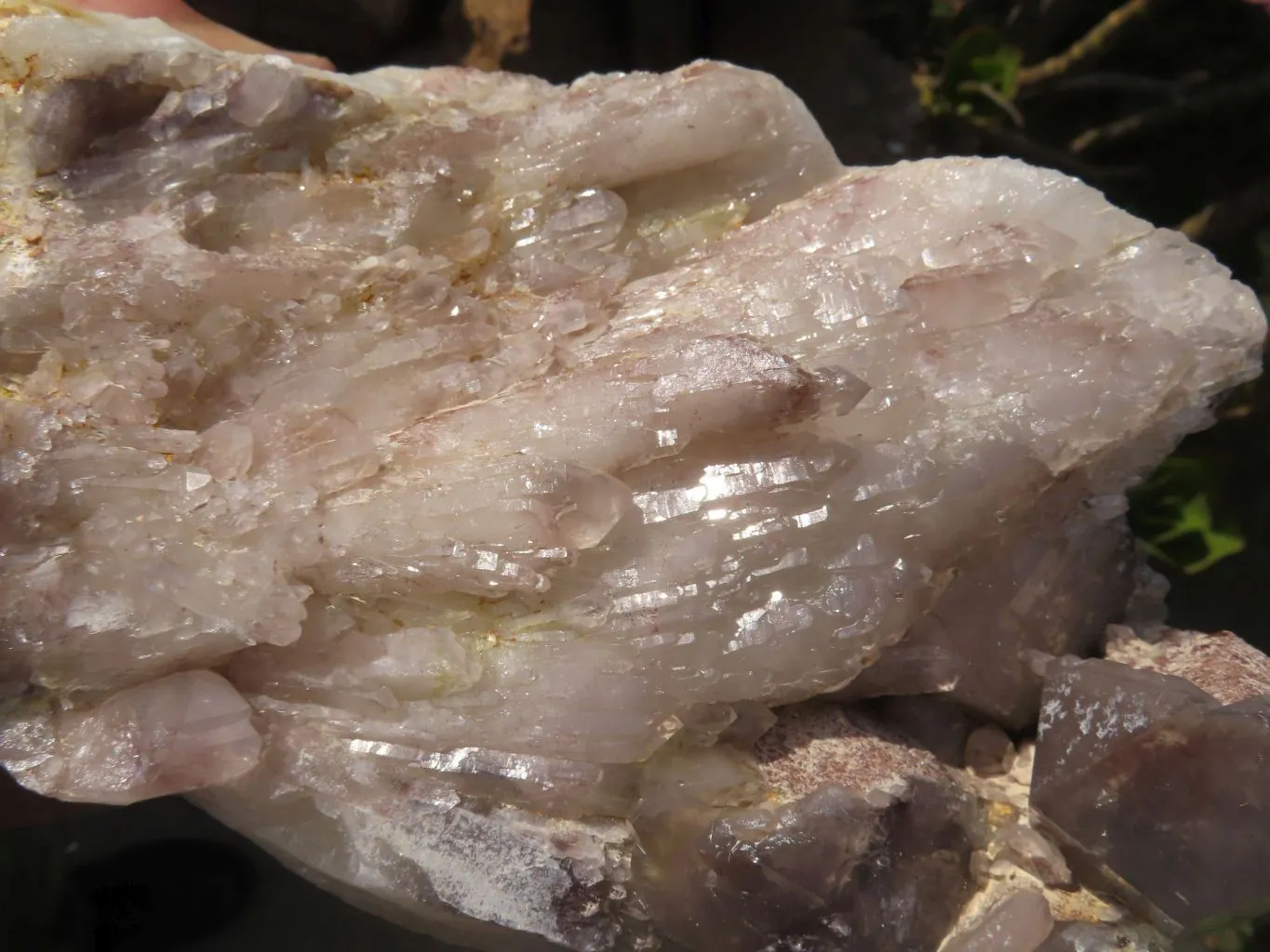 Natural Red Hematoid Quartz Cluster x 1 From Karoi, Zimbabwe