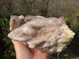 Natural Red Hematoid Quartz Cluster x 1 From Karoi, Zimbabwe